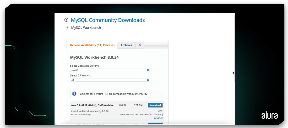 image-MySQL download Mac